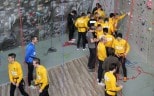 Teambuilding in der Kletterhalle