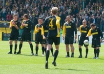 Uefa-Cup-Helden siegen beim Elfmeterschießen