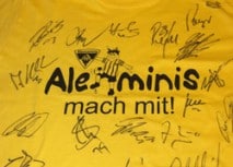 Aleminis-Programm 2008/2009 mitgestalten und signiertes T-Shirt gewinnen