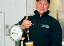 Erstes Bitburger Premium Pils gezapft