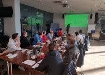 Alemannias Blindenreporter auf Schalke