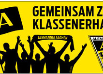 Montag! Alemannia! Unterstützen!
