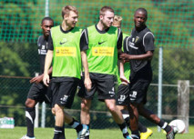 Maek und Bäcker zurück im Training