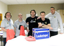 Harte Arbeit auch neben dem Platz