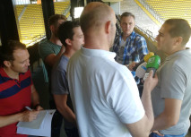 Pressekonferenz vor RW Essen