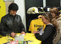 Hoher Besuch im City-Fanshop