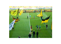 Feierliche Stimmung vor dem Spiel