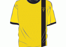 Historisches Trikot mit den Namen der Fans