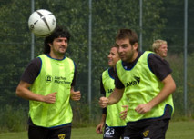 Lockeres Training vor dem Testspiel