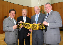 Glückwünsche zum Aufstieg