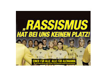 Alemannia Aachen setzt deutliche Zeichen gegen Rassismus und rechte Parolen