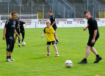 Showtraining mit glücklichen Gewinnern