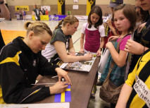 Schwedisches Nationalteam in Aachen