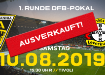 SOLD OUT! Tivoli gegen Leverkusen ausverkauft