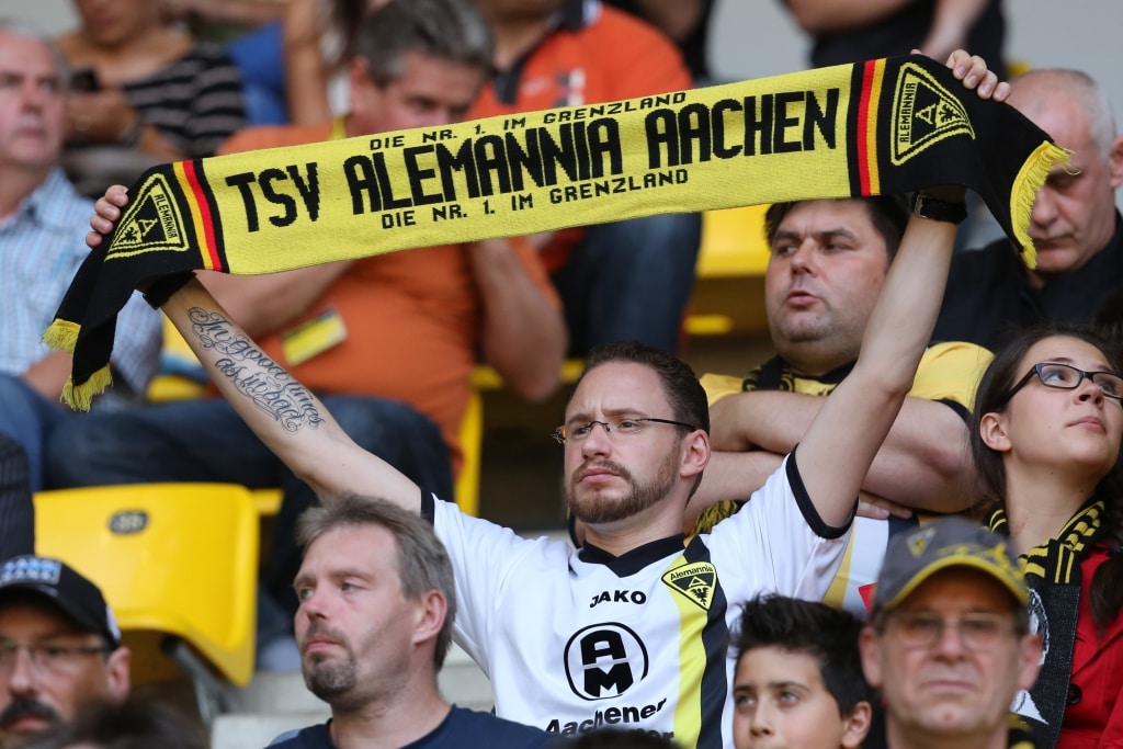 Alemannia gesamte Osttribüne Profis Nachrichten Aktuelles