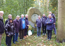 Kranzniederlegung für verstorbene Alemannia-Mitglieder