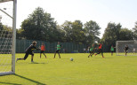 Die Sonne strahlt beim Trainingsstart