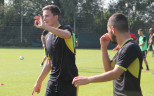 Die Sonne strahlt beim Trainingsstart