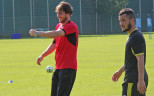 Die Sonne strahlt beim Trainingsstart