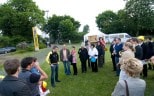 Exklusives Baustellen-Open-Air Event