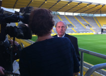 Alemannia-Drehs für Fußballroute