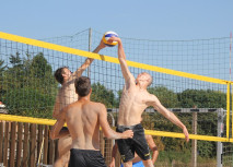 Baggern, pritschen, schmettern