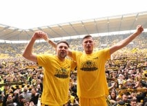 Aufstiegsparty auf dem Tivoli
