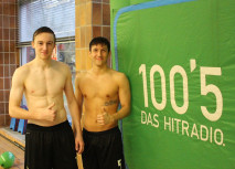 Mohr &amp; Wirtz beim Benefizschwimmen