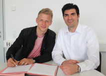 Dominik Ernst bleibt der Alemannia erhalten