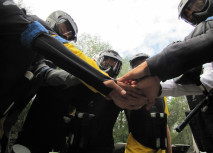 Alemannen spielen Paintball