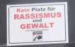 Kein Platz für Rassismus und Gewalt