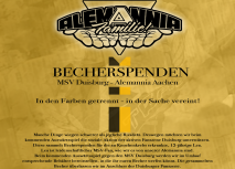 Becherspenden für MSV-Fan Lea