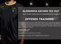 Offenes Training der Futsaler