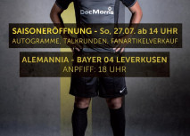 Große Saisoneröffnung am Sonntag