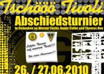 „Tschö Tivoli“-Turnier am Wochenende
