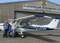 Öcher Stammspieler über den Wolken