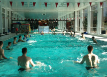 Alemannia-Profis trainierten im Schwertbad