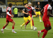 Volle Konzentration auf Fußball 