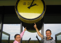 Die Stadionuhr läutet erfolgreiche Zeiten ein