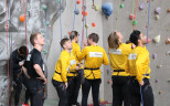 Teambuilding in der Kletterhalle