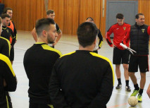 Trainingsauftakt in der Halle