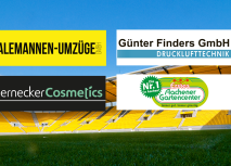 Vier Business Partner verlängern Partnerschaft