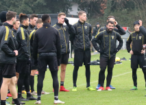 Erster Trainingstag am Tivoli