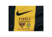 Abschiedstrikot zum Spiel gegen Bremen