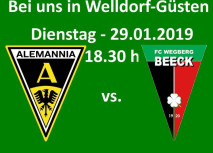 Faninfos zum Testspiel gegen Wegberg-Beeck