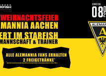 Weihnachtsfeier im Starfish Aachen