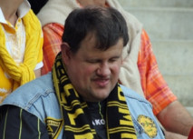 Reportage über blinden Fan