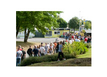 Großer Andrang beim freien Tageskartenverkauf