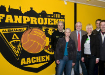 Fanprojekt findet neues Zuhause im alten Alemannia-Shop