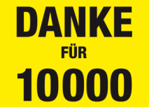 Jedes 10. Neumitglied erhält original - Aufwärm-T-Shirt!